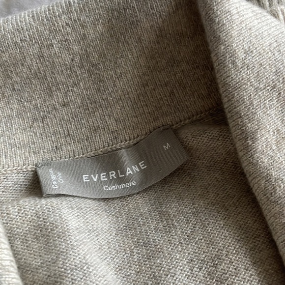 Everlane cashmere polo sweater in tan - Picture 2 of 4